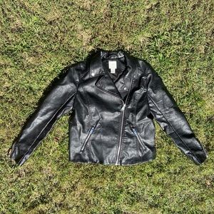 Faux leather jacket
